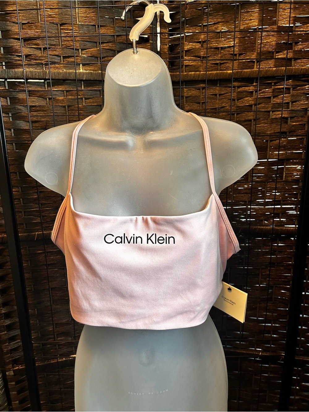 Calvin Klein Performance lilac bralette NWT size Large